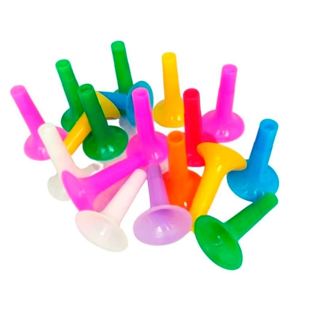 Kit 25 Corneta Lembrancinha Sacolinha Surpresa Mini Brinquedo Infantil Aniversário Festa Atacado