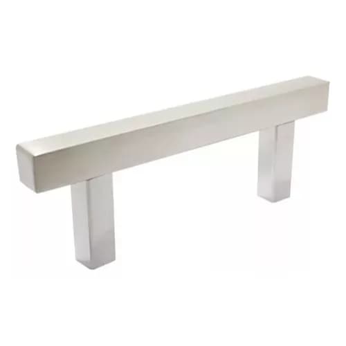 Puxador Moveis Quadrado Haste Aço Inox Escovado 64mm Renna