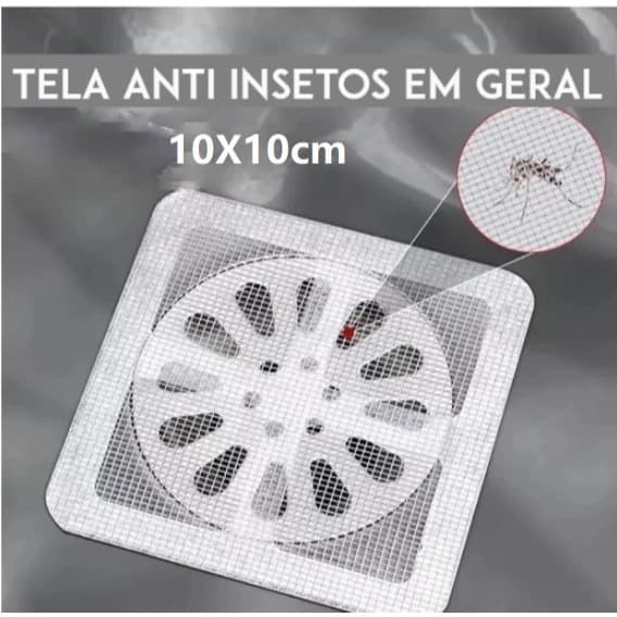 Telas Para Ralos Adesivos Protege Contra Insetos Sujeiras Fios De Cabelos Promoção