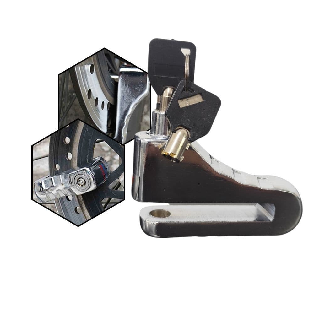 Trava Cadeado Para Disco De Freio 10mm Universal Moto Motocicletas
