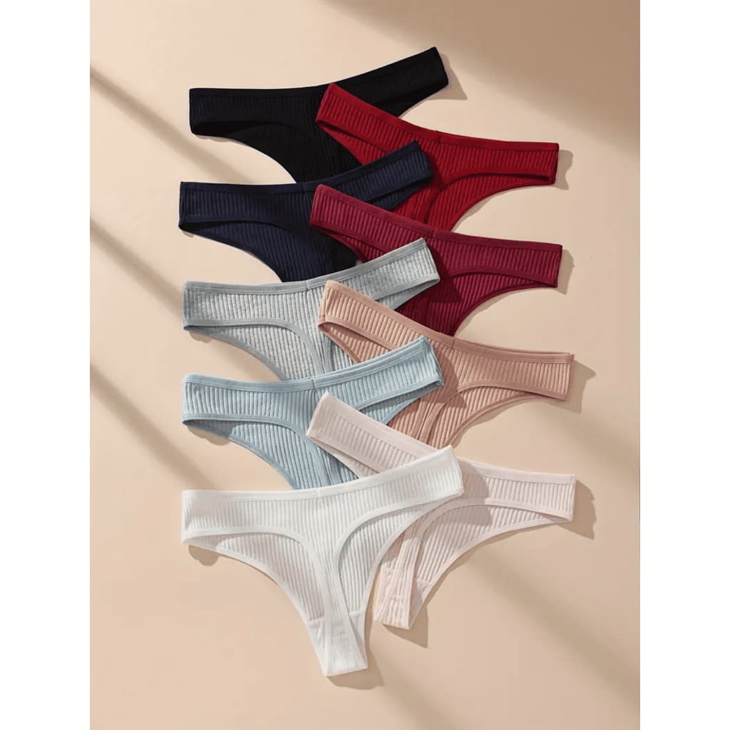 Kit de 5 Calcinha Fio Feminina Confortável