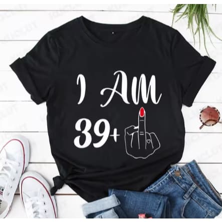 Camiseta 39+1= 40 Anos Aniversario Novo!