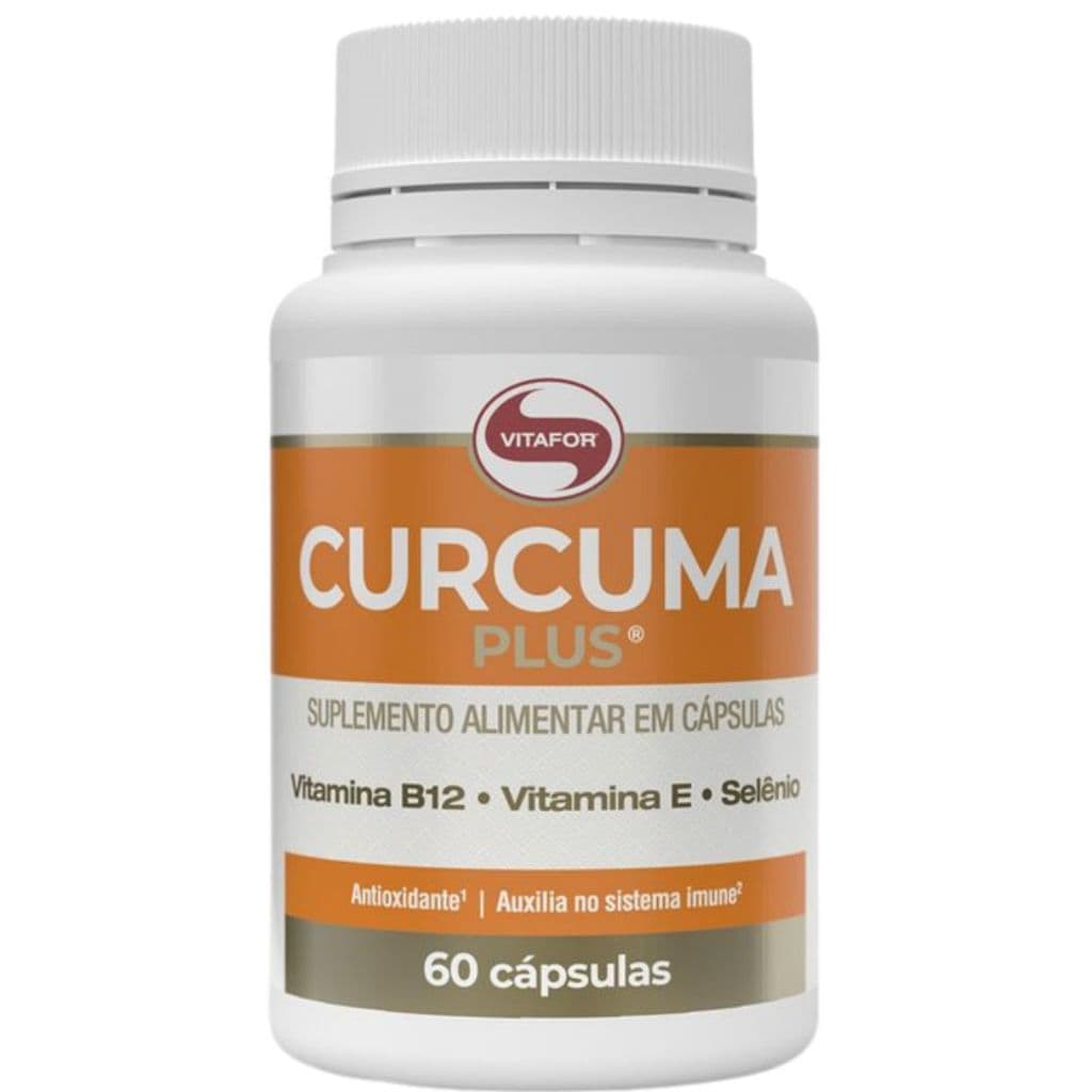 Curcuma Plus 60 cáps 500mg - VITAFOR