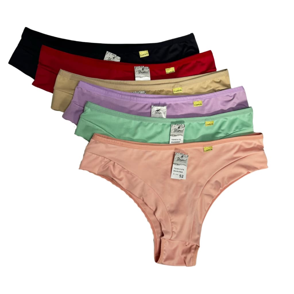 KIT Calcinha Plus Size Segura Barriga Microfibra Tangão Conforto Básica Lateral Larga
