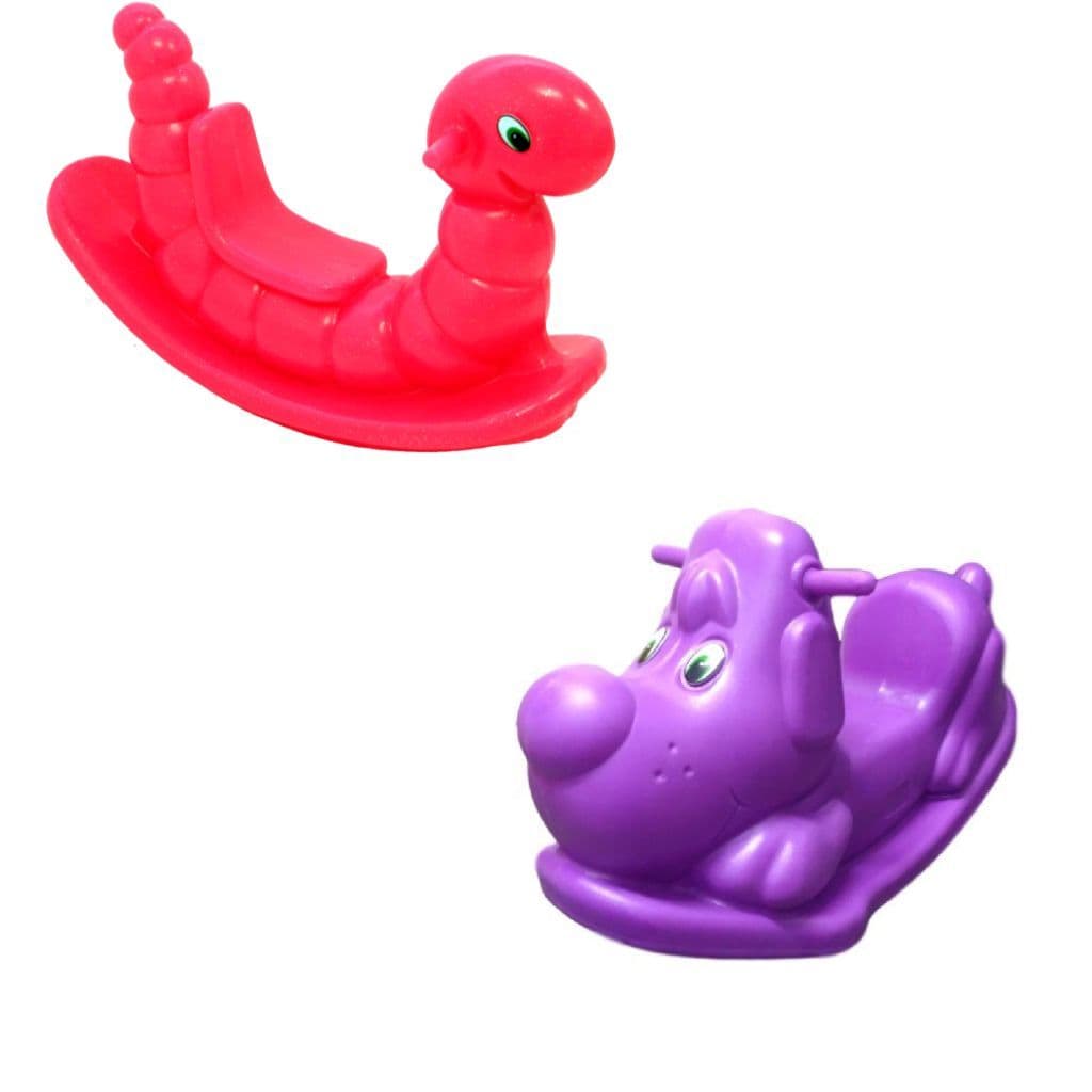 Gangorra Cachorro e Nhoca - Kit Completo para Playground Infantil