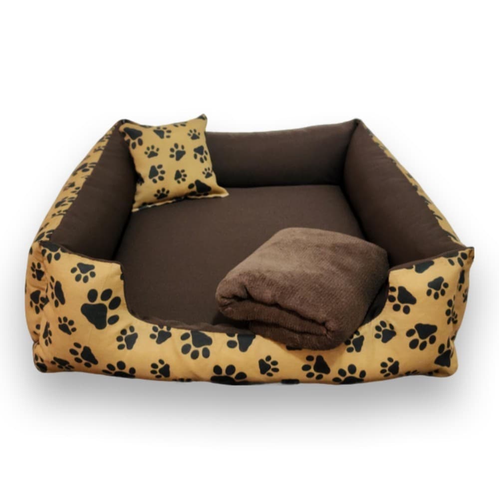 cama para cachorro medio e pequeno  e gato lavavel macia kit 3 pçs caminha,manta ealmofadinha