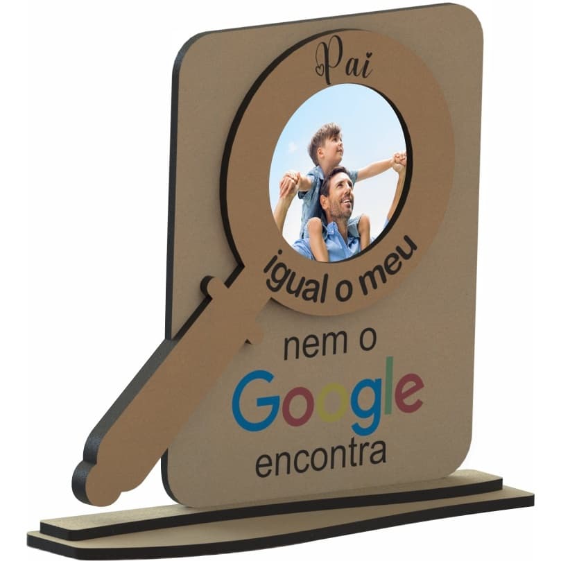10 Lembrancinhas Dia Dos Pais Lupa Porta retrato impressão colorida