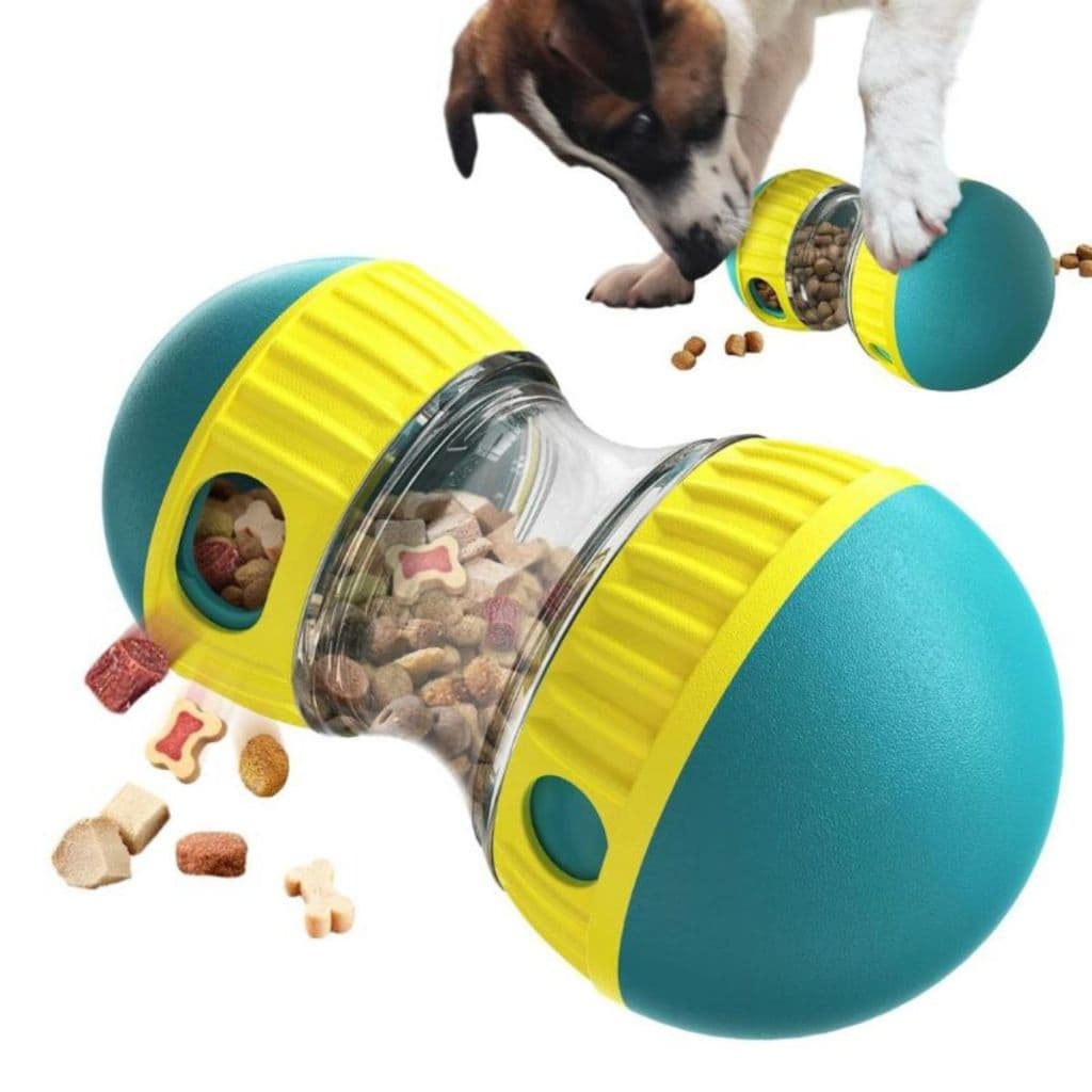 Brinquedo Bola De Alimentação Com Vazamento Lenta Para Cães Pequenos Médios Grandes Treinamento