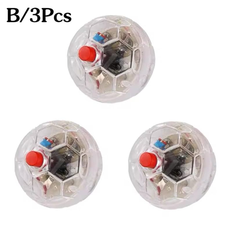 Kit 3 Bolas Led Caça Fantasmas Investigação Paranormal Bola Luminosa