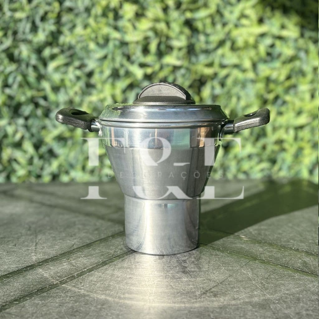 Cuscuzeira de Aluminio Polido 1,9 litros número 18 cuscuzero