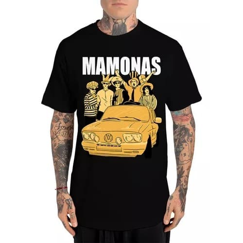Camiseta Algodao Mamonas Assassinas Banda Brasileira Rock Lançamento