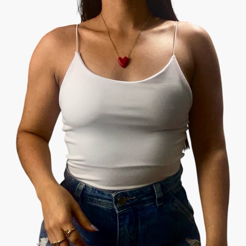 TUBE TOP CROPPED REGATA TUBINHO DE ALCINHA COM FORRO  BLUSA FEMININA BÁSICA