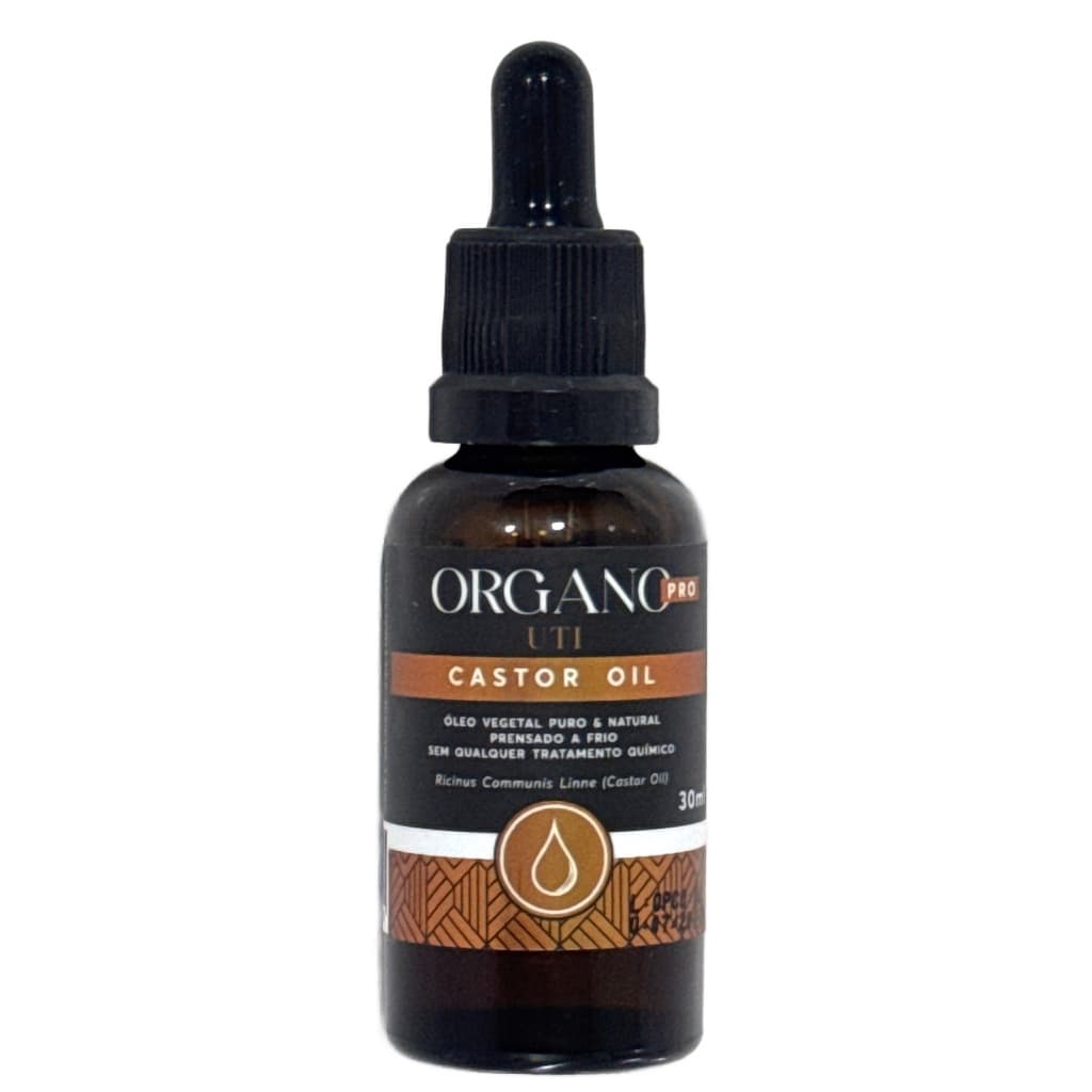 Óleo Vegetal Castor Oil 30ml 100% Puro E Natural Organo Pro