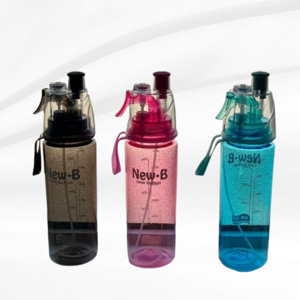Garrafa/Squeeze com Borrifador Plástico 600ml