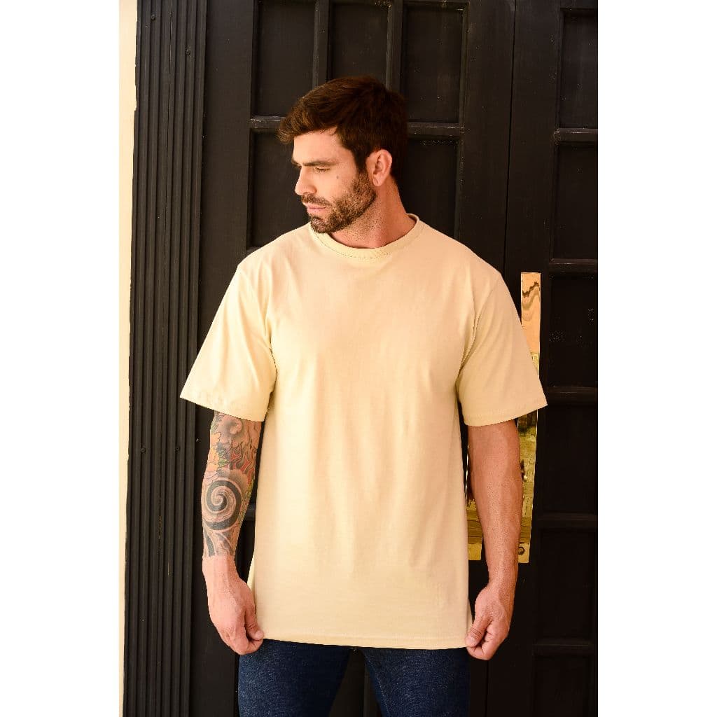 Camiseta Oversized Masculina 100% Algodão