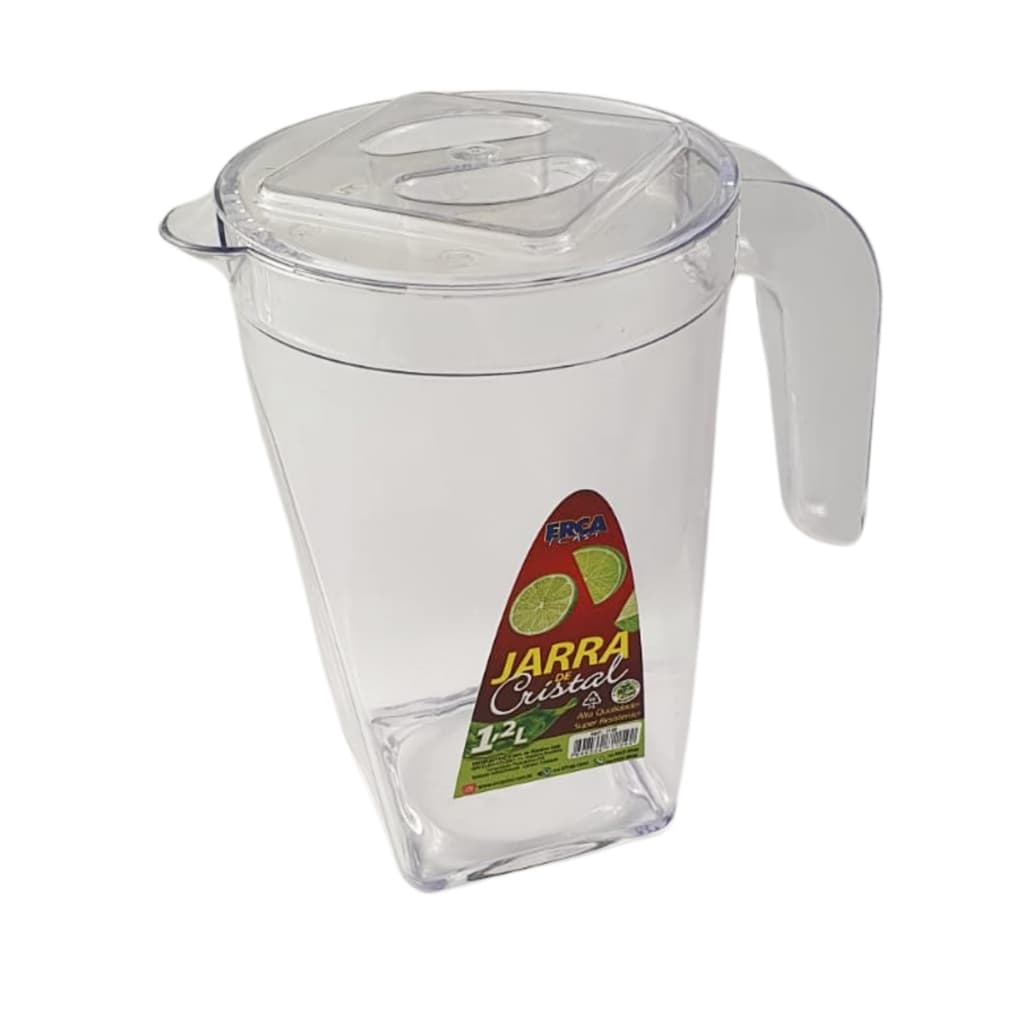 Jarra Acrílica Cor Cristal 1,2 L