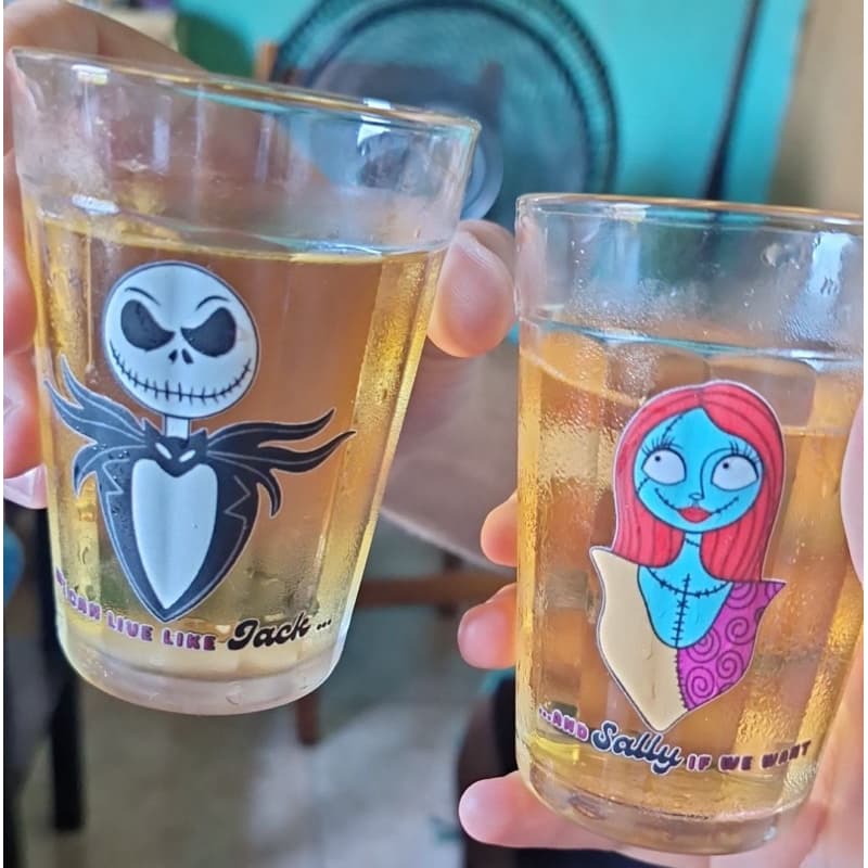 Copo Americano Jack e Sally Personalizado O Estranho Mundo de Jack