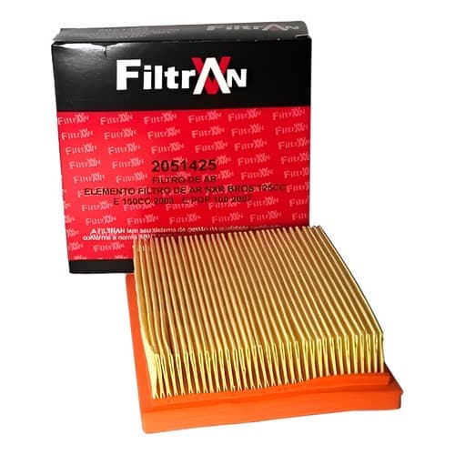 Filtro De Ar Mix 150 / Fan 2009 / Nxr Bros 125 150 160 / Xre 190 / Pop 100 2007 Filtran - 2051425
