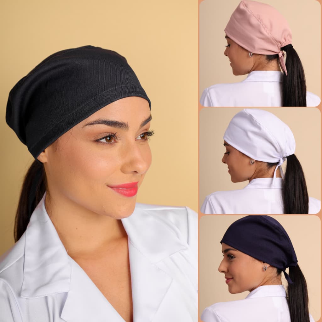 Bandana Touca Cirurgica com Elastico Enfermagem Veterinaria Odonto Boleira unissex
