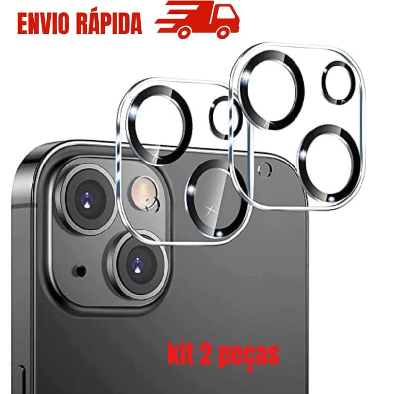 kit 2/3/5 PCS Película Câmera Vidro Temperado IPhone 11 12 13 14 15 16 Proteja Seu Aparelho