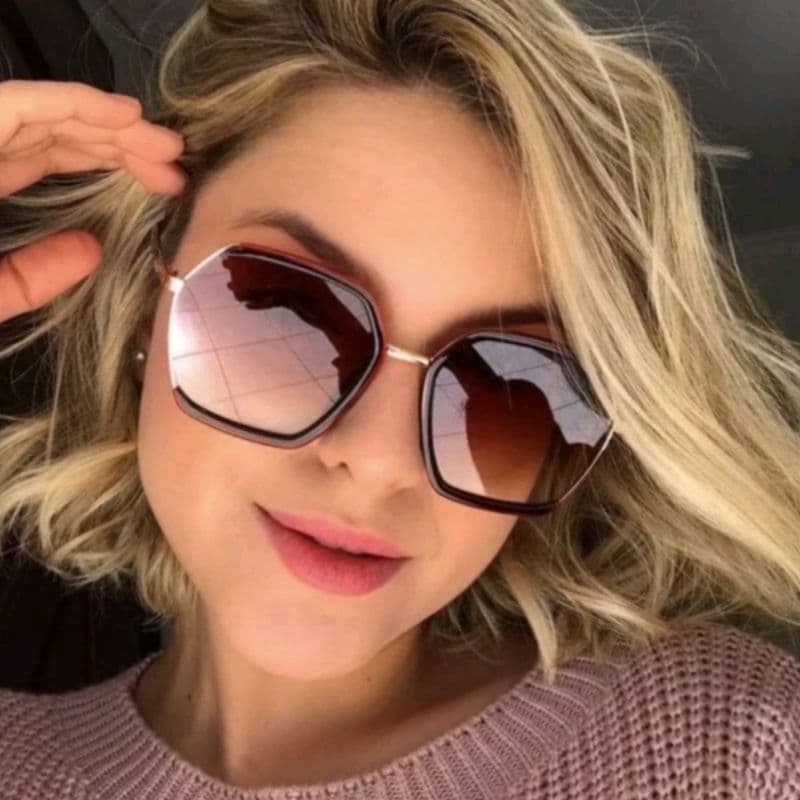 Óculos de sol Feminino Unissex proteção UV400novidades 2024 óculos solar da moda