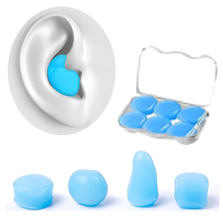 3 Pares Tampão Ouvido Protetor Auricular Silicone Moldável