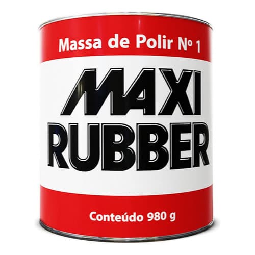Massa De Polir Nº 01 Maxi Rubber 980 G Uso Profissional