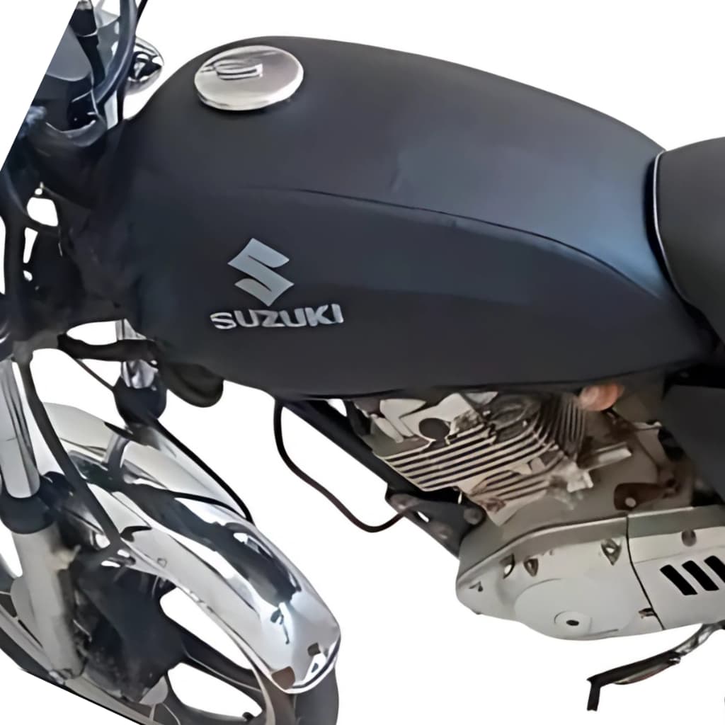 Capa De Tanque Protetora Moto Suzuki Intruder 125/250 2002 Até 2016  Preta