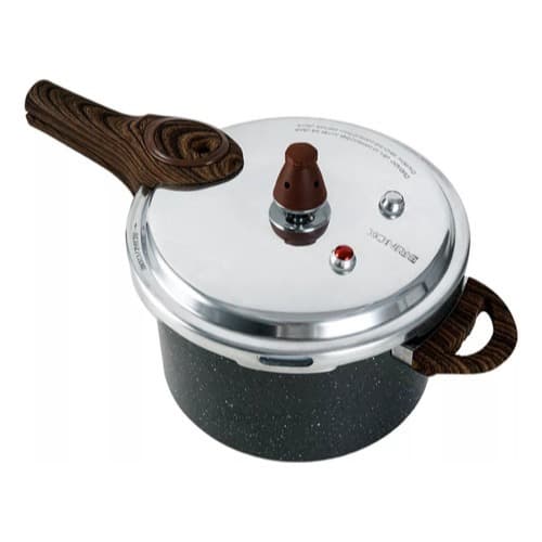 Panela De Pressão Brinox Com Design Granito E Soft-touch 4,2 Litros