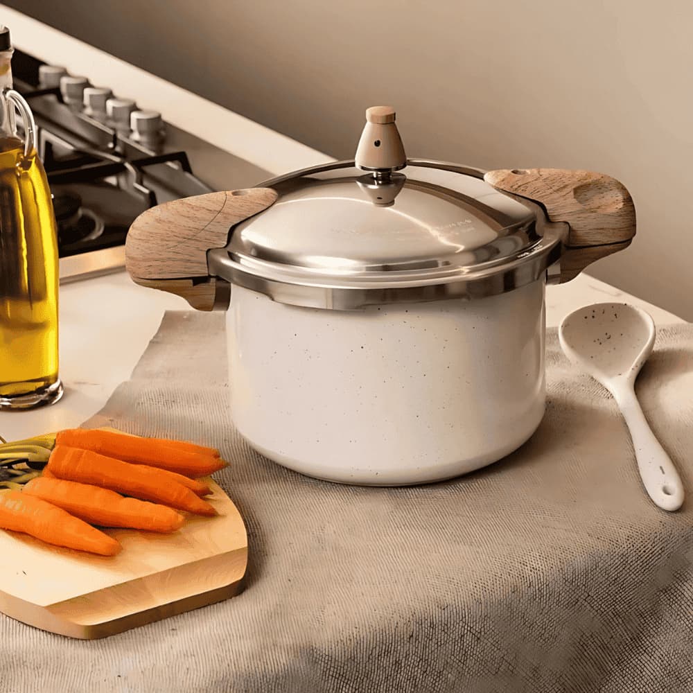 Panela De Pressão Brinox Vanilla 5,4l Indução Ceramiclife