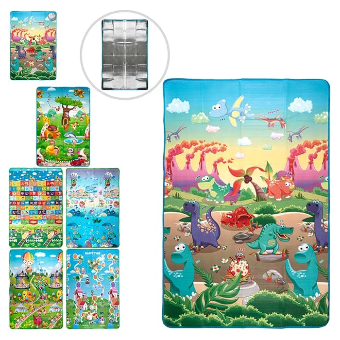 Tapete Infantil Estampado 180cm Térmico De Atividades Com Alfabeto - Art Brink