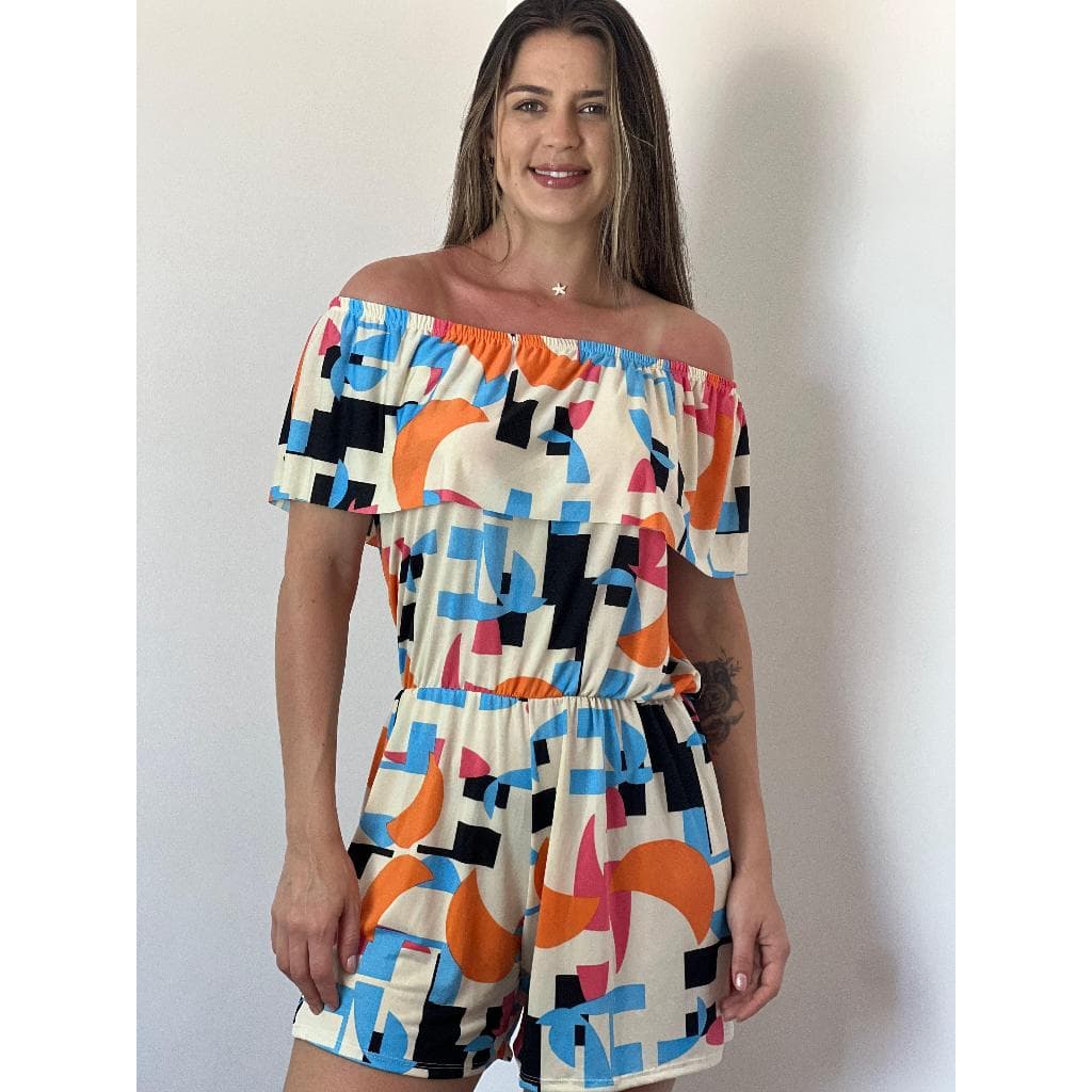 Macaquinho  Macacão 4 em 1  Plus Size Moda Casual Super Fresco Malha Fria Liganete