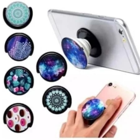 Suporte De Celular Dedo Para Selfie Estampado Diferenciado