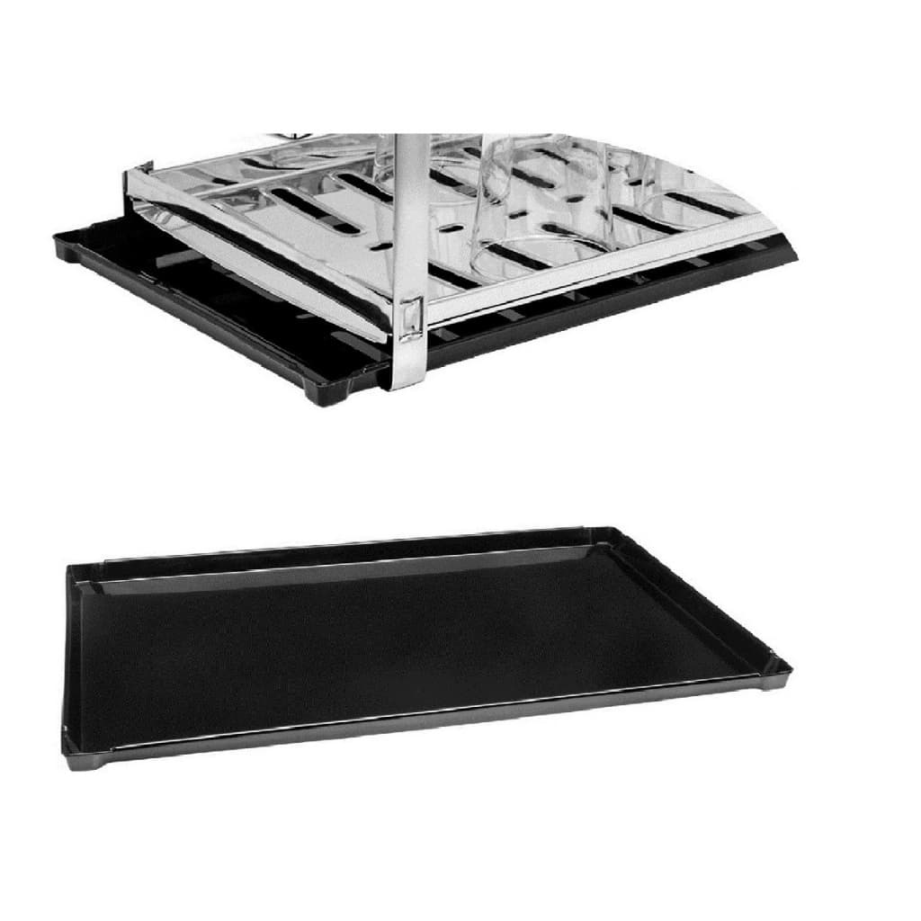 Bandeja Coletora De Agua Secador Escorredor Modelo 12 Pratos Inox