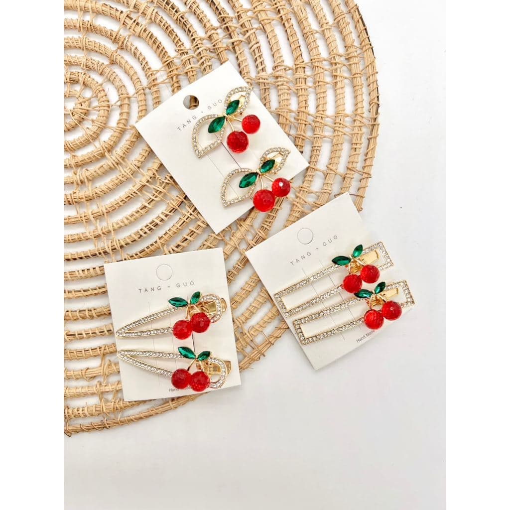 1 Peça grande Grampo de Cereja para Presilha de Cabelo Grande de Mulher, Grampo de Cabelo para Parte de Trás da Cabeça