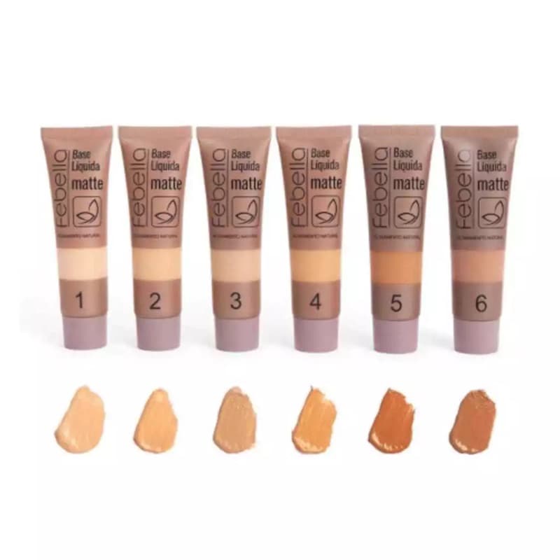 Base Líquida Matte acabamento matte - Febella BB5041