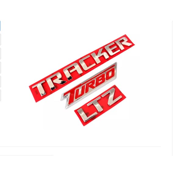 Kit Emblemas Tampa Traseira Tracker Turbo Ltz 2017/2019