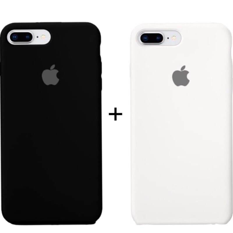 Kit 2 unidades (com 2capa) Capinha Case Aveludada Para iPhone 7Plus / 8Plus