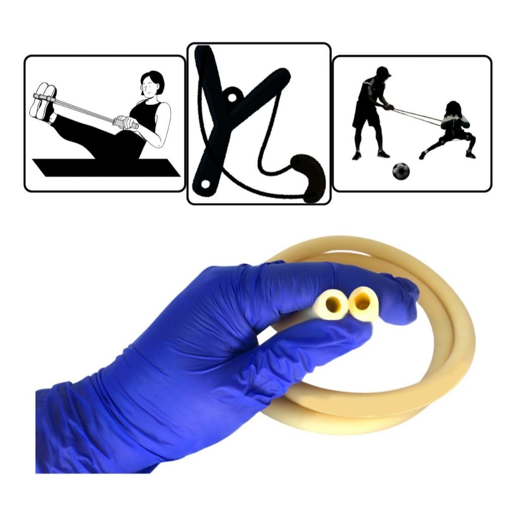 Garrote Latex Torniquete Borracha Tubo Elastico Enfermagem