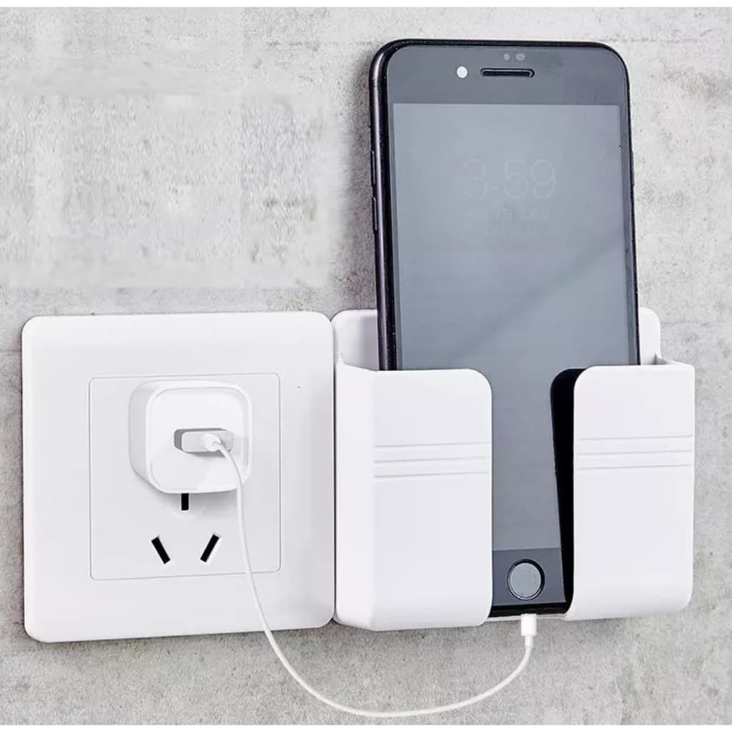 Suporte Multiuso De Parede Para Celular Controle Plástico Para Carregar Remoto Um Slot CORES ALEATORIAS