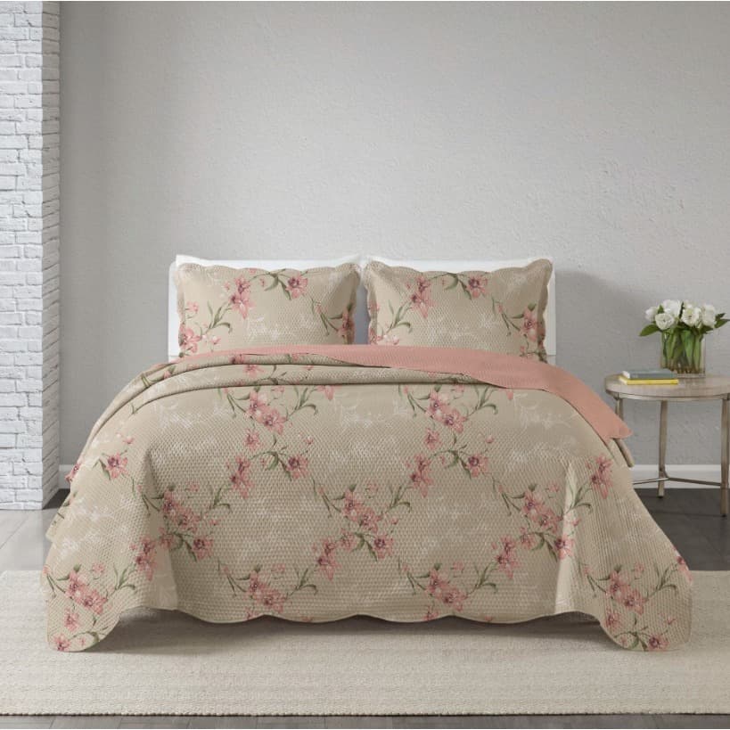 Kit Cobre leito Casal Queen Bouti Matelado 3 peças Dupla Face