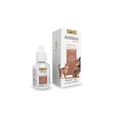 Antitóxico Oral Cães e GATOS 20ml UCB