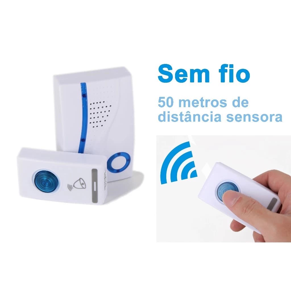 Campainha Residencial Sem Fio Wireless 1778/1779