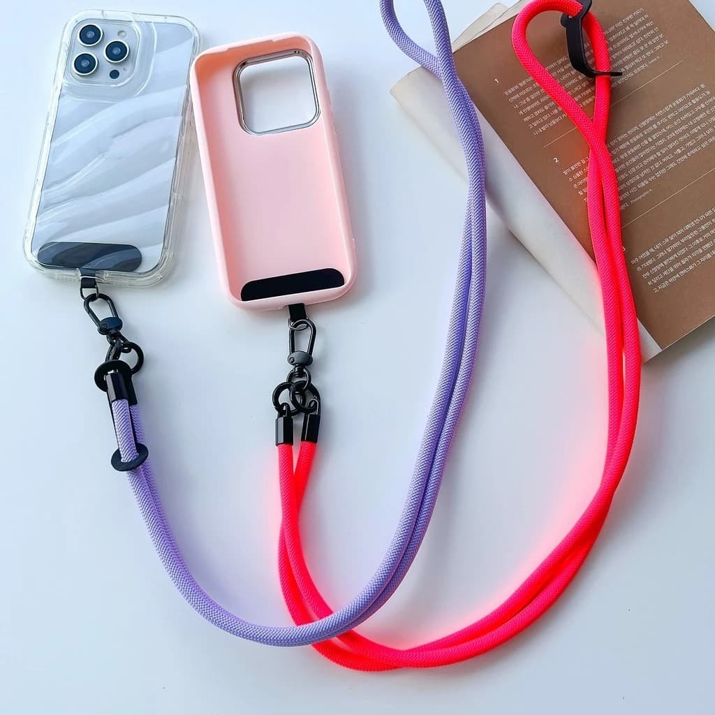 Cordão De Pescoço Grosso Para Celular Corda Cordinha Anti Perda Furto Super Resistente