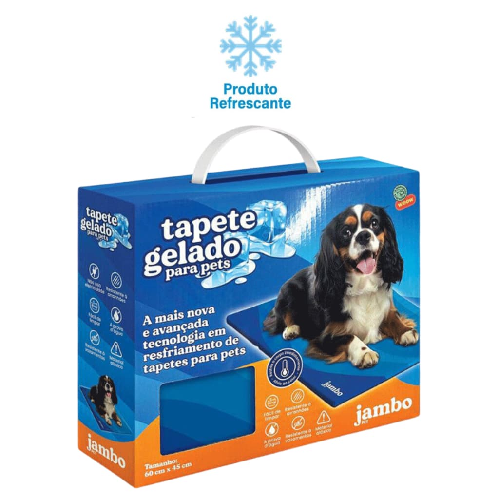 Tapete gelado para cachorro, gato, pet, refrescante, pequeno, médio e grande