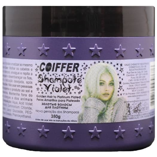 Shampote Violet (desamarela E Hidrata) Coiffer 350g
