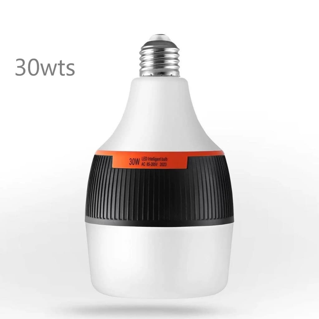 Lâmpada De Emergência Led Recarregável Luz Potente 30w Dupla Função