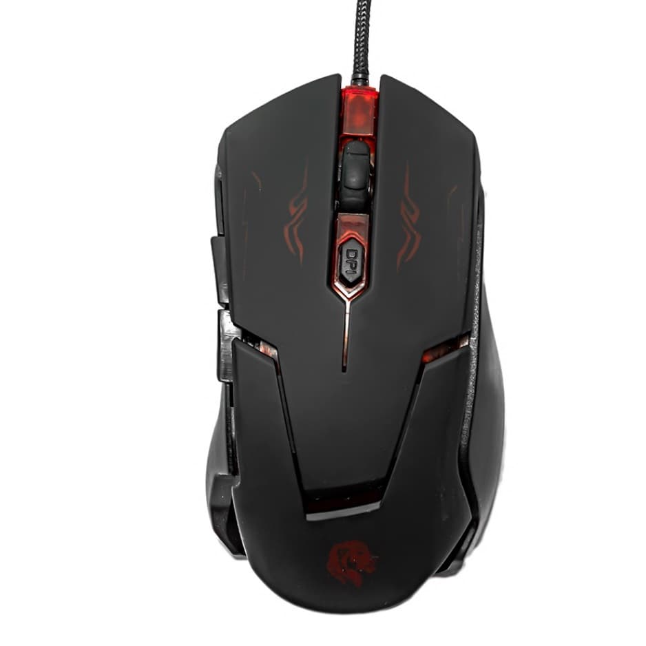 Mouse Para Jogo Barato Hayom Gamer Mu2910 Preto Usb Led