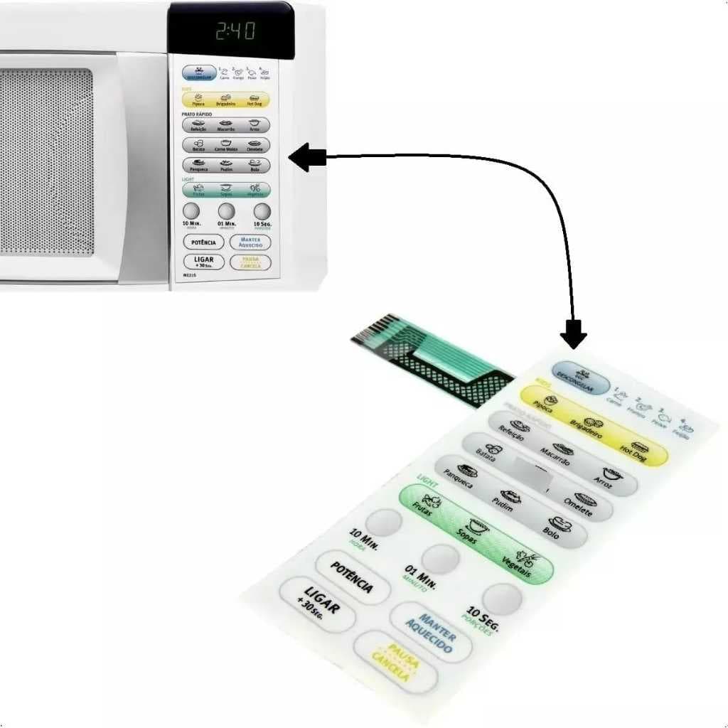 MEMBRANA TECLADO ELECTROLUX ME 21S