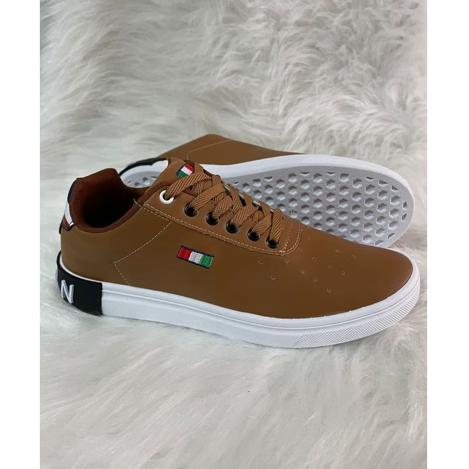 Tênis Casual Sapatênis Branco Sapato  Esporte Fino ROFAN 05